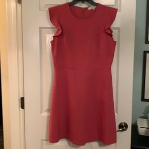 LOFT/Ann Taylor Flutter Sleeve Dress Size 10P NWT